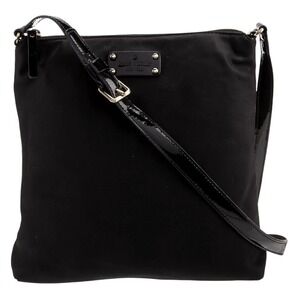 Kate Spade Victoria Bassic Black‎ Crossbody Bag Nylon Lightweight Travel Purse
